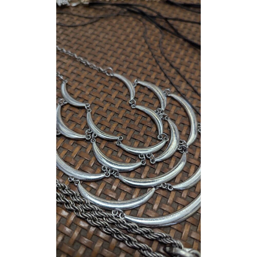 Vintage & Modern Jewelry Lot 5pc - Monet, Chico’s, Express, Cross, Boho, Retro - Picture 5 of 9